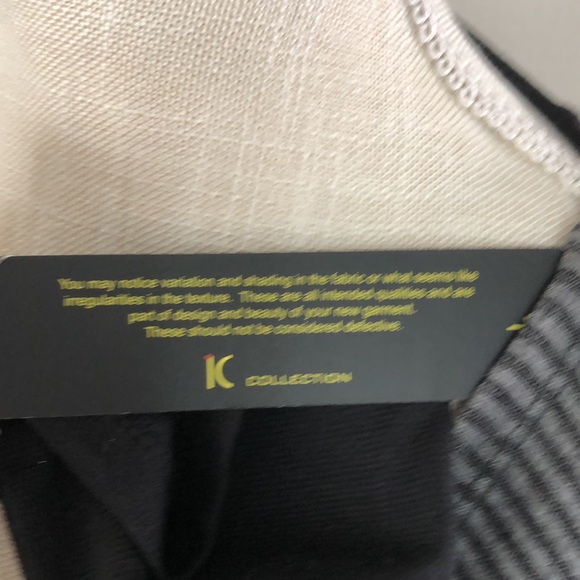 IC Collections open front, flared coverlet with grey diagonal print blk sleeves - Picture 6 of 6